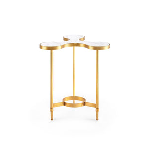 Villa & House - Clover Side Table, White-Bungalow 5-Blue Hand Home