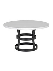 Basket Dining Table, Oak/Steel Base-CFC Furniture-Blue Hand Home