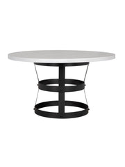 Basket Dining Table, Oak/Steel Base-CFC Furniture-Blue Hand Home