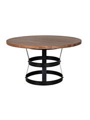 Basket Dining Table, Walnut/Steel Base-CFC Furniture-Blue Hand Home