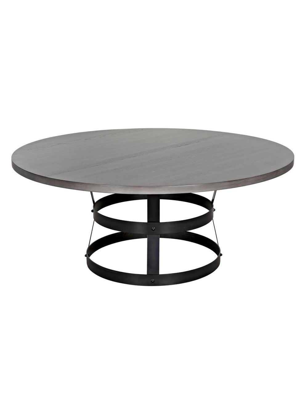 Basket Dining Table, Oak/Steel Base-CFC Furniture-Blue Hand Home