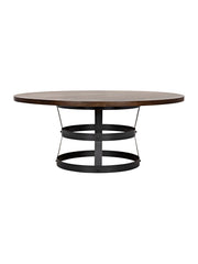 Basket Dining Table, Walnut/Steel Base-CFC Furniture-Blue Hand Home