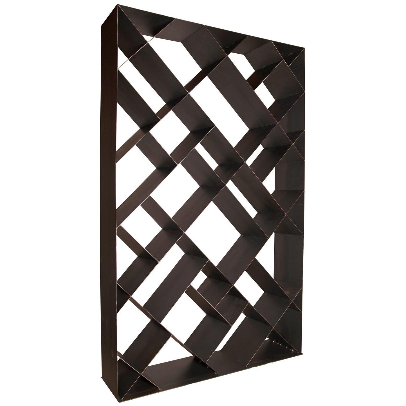 Diagonal Bookcase, Large-CFC Furniture-Blue Hand Home