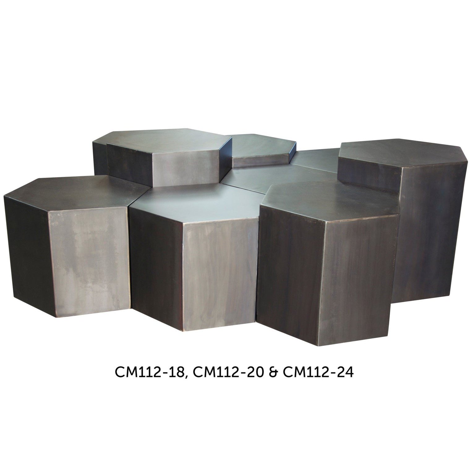 Panal sidetable, 18 high-CFC Furniture-Blue Hand Home