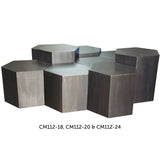 Panal sidetable, 20 high-CFC Furniture-Blue Hand Home
