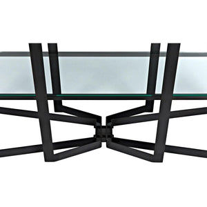 Gael Bookcase Steel/Glass-CFC Furniture-Blue Hand Home