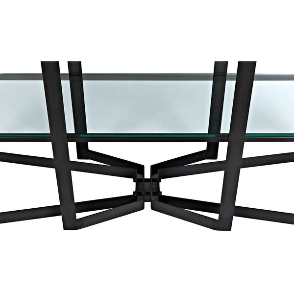 Gael Bookcase Steel/Glass-CFC Furniture-Blue Hand Home