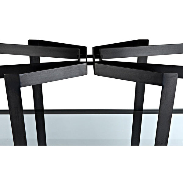 Gael Bookcase Steel/Glass-CFC Furniture-Blue Hand Home