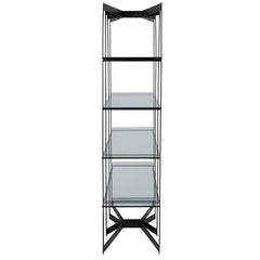 Gael Bookcase Steel/Glass-CFC Furniture-Blue Hand Home