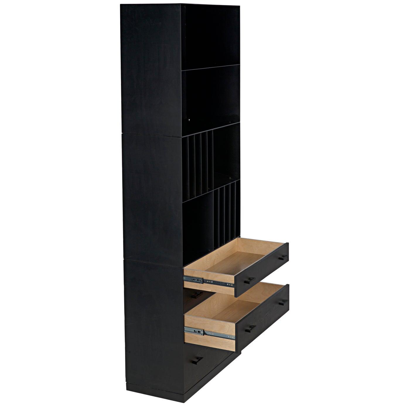 Armstrong Bookcase Steel/Reclaimed Lumber-CFC Furniture-Blue Hand Home
