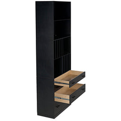 Armstrong Bookcase Steel/Reclaimed Lumber-CFC Furniture-Blue Hand Home
