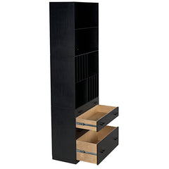 Armstrong Bookcase Steel/Reclaimed Lumber-CFC Furniture-Blue Hand Home