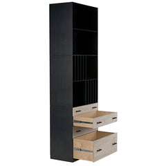 Armstrong Bookcase Steel/Reclaimed Lumber-CFC Furniture-Blue Hand Home