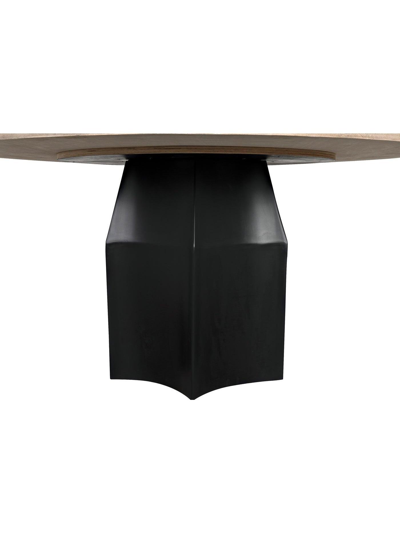 Kamila Dining table, RL top, Stteel Base-CFC Furniture-Blue Hand Home