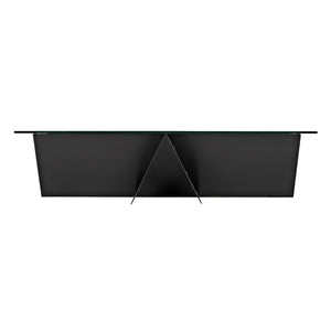 Rob Coffee Table, Steel Base, Glass Top-CFC Furniture-Blue Hand Home