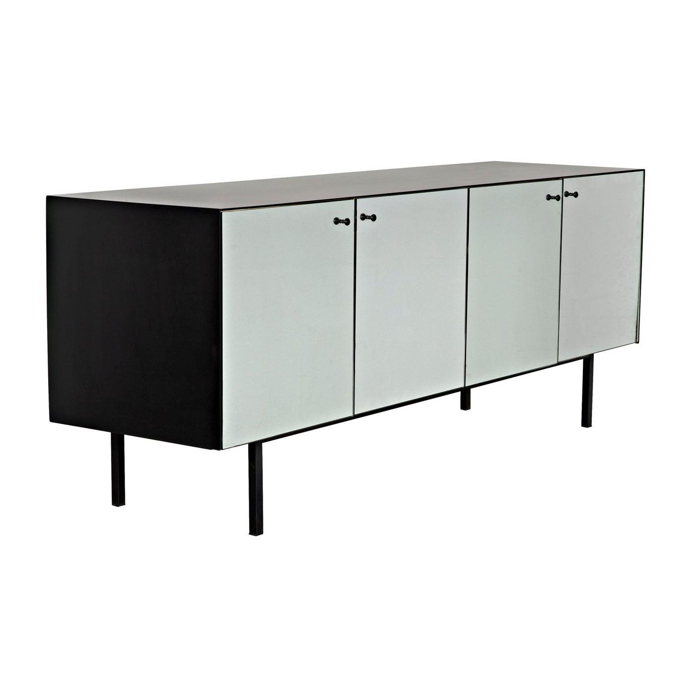 Manhattan Sideboard, Steel Body, Glass Doors-CFC Furniture-Blue Hand Home