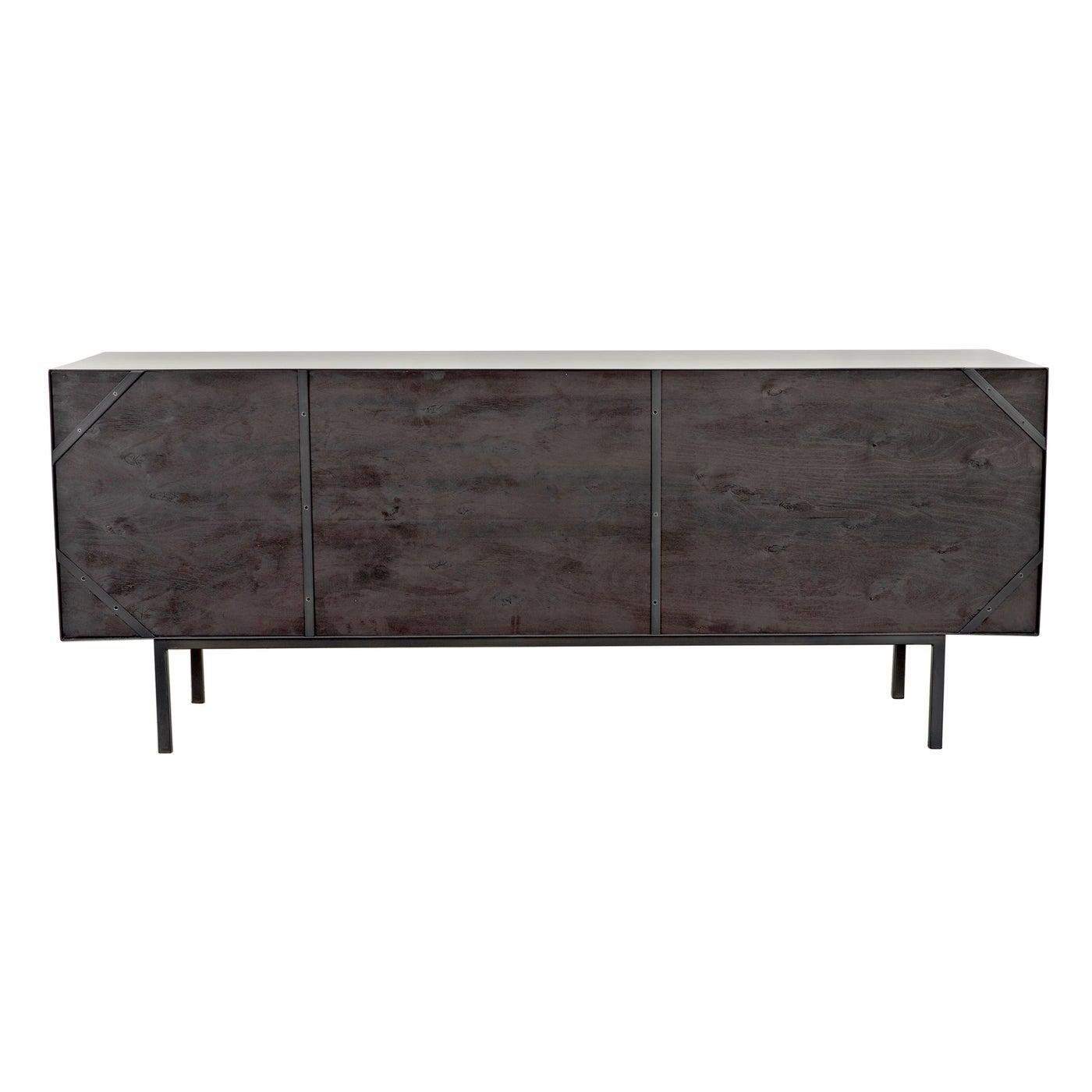 Manhattan Sideboard, Steel Body, Glass Doors-CFC Furniture-Blue Hand Home