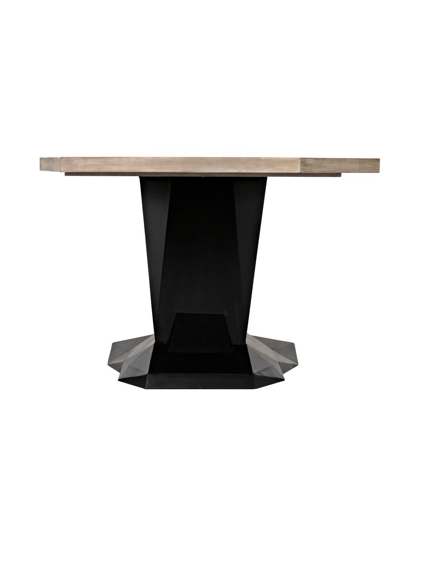 Tiblisi Dining Table, Alder/Steel Base-CFC Furniture-Blue Hand Home