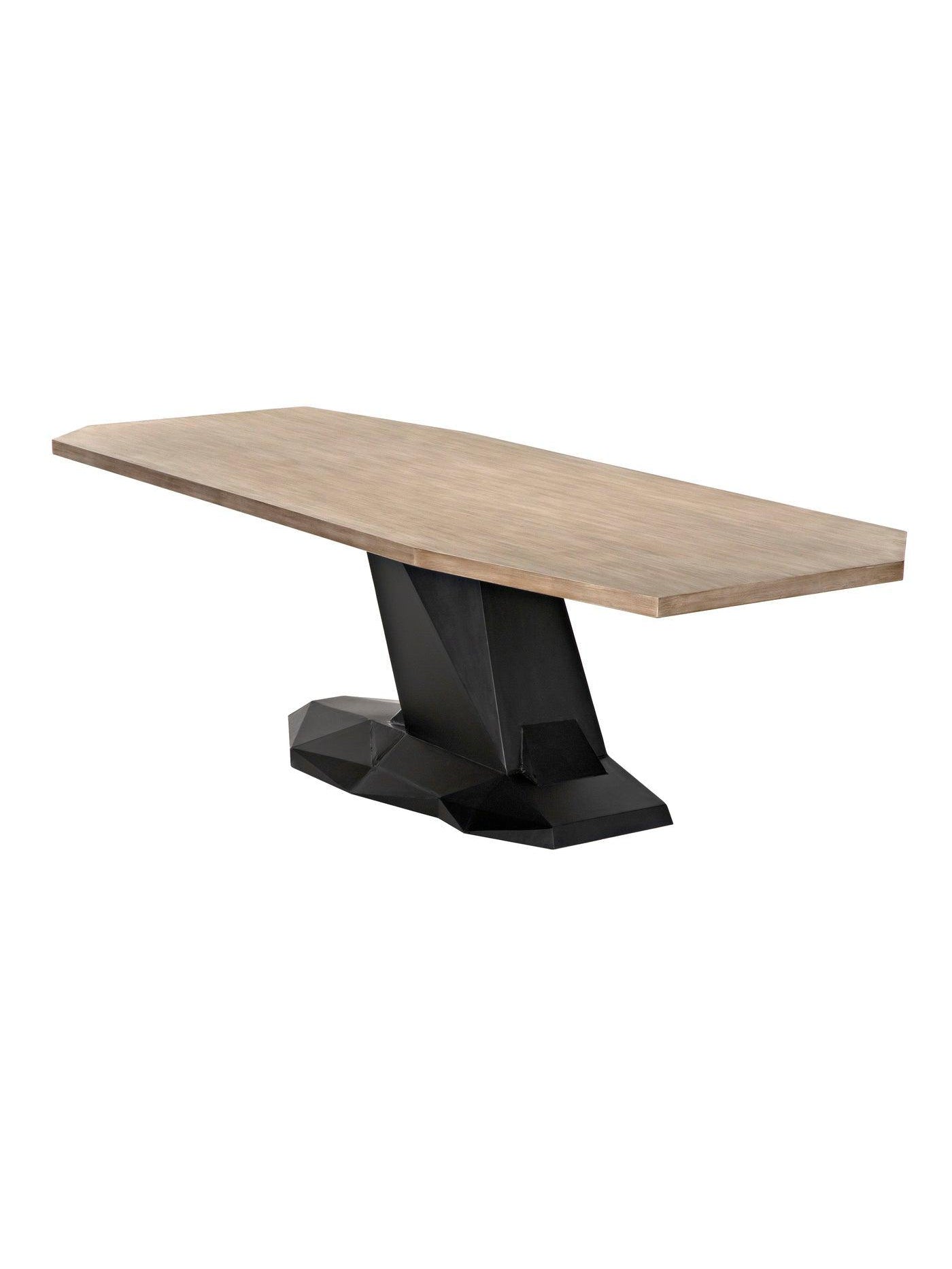Tiblisi Dining Table, Alder/Steel Base-CFC Furniture-Blue Hand Home