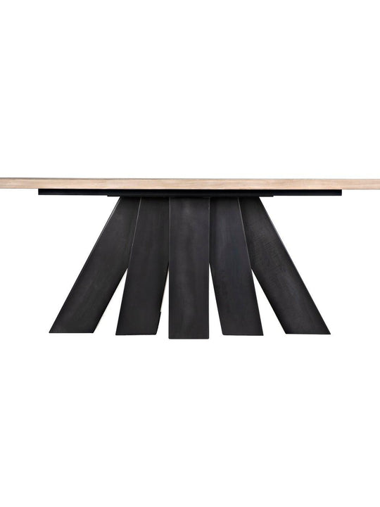 Adam Dining Table, Reclaimed Lumber Top