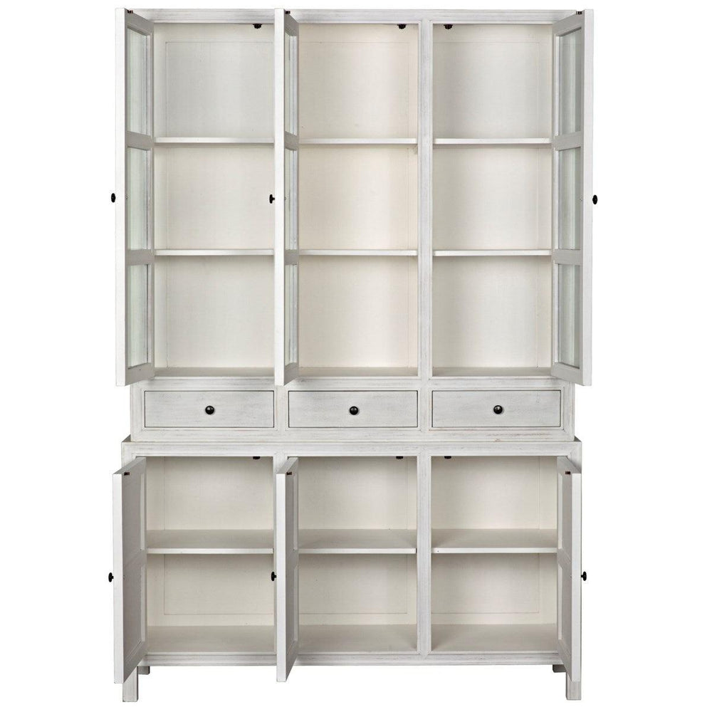 Noir Colonial Hutch White-Noir Furniture-Blue Hand Home