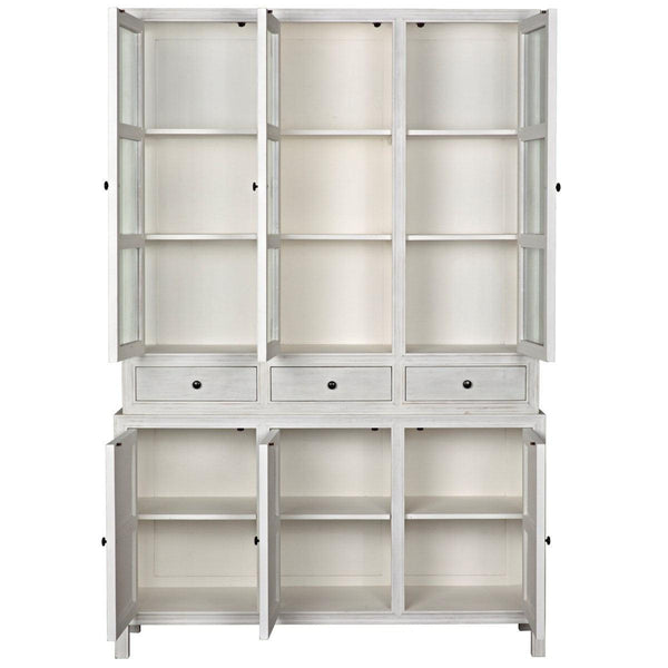 Noir Colonial Hutch White-Noir Furniture-Blue Hand Home
