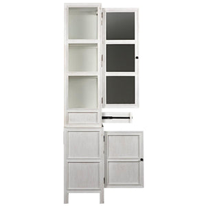 Noir Colonial Hutch White-Noir Furniture-Blue Hand Home