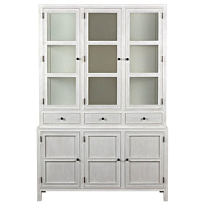 Noir Colonial Hutch White-Noir Furniture-Blue Hand Home