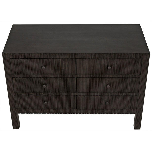 Noir Furniture Conrad 6 Drawer Dresser, Pale-Noir Furniture-Blue Hand Home