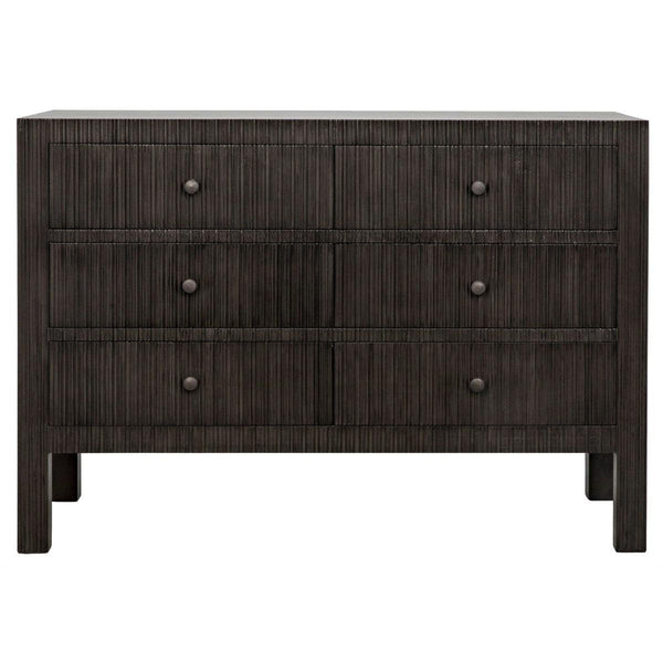 Noir Furniture Conrad 6 Drawer Dresser, Pale-Noir Furniture-Blue Hand Home