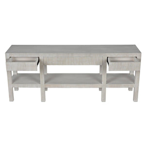 Conrad Console, White Wash-Noir Furniture-Blue Hand Home