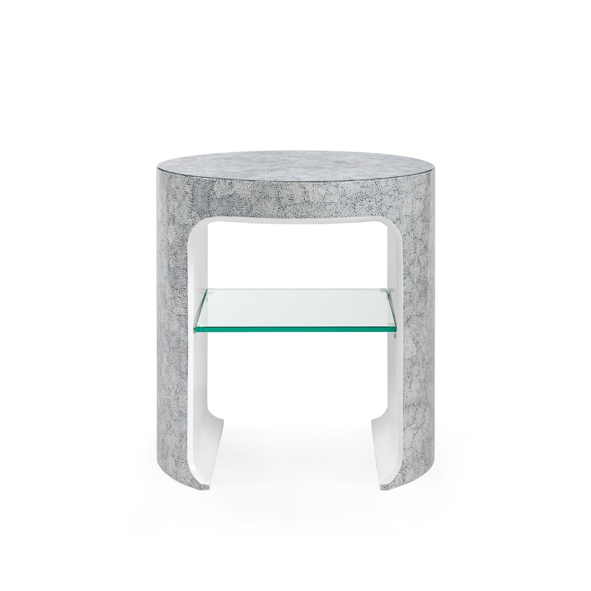 Villa & House - Carrel Side Table, Gray-Bungalow 5-Blue Hand Home