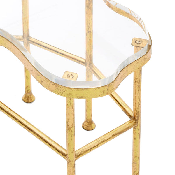 Villa & House - Cristal Side Table, Gold-Bungalow 5-Blue Hand Home