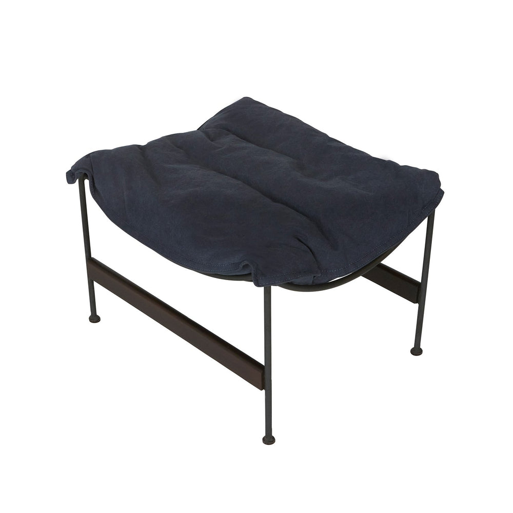 Cisco Home Davis Ottoman-Blue Hand Home