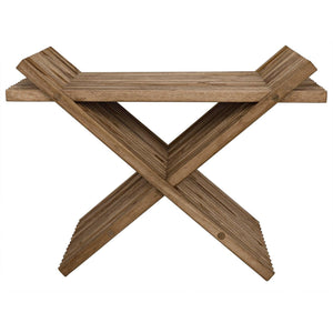 Dede Stool, Teak-Noir Furniture-Blue Hand Home