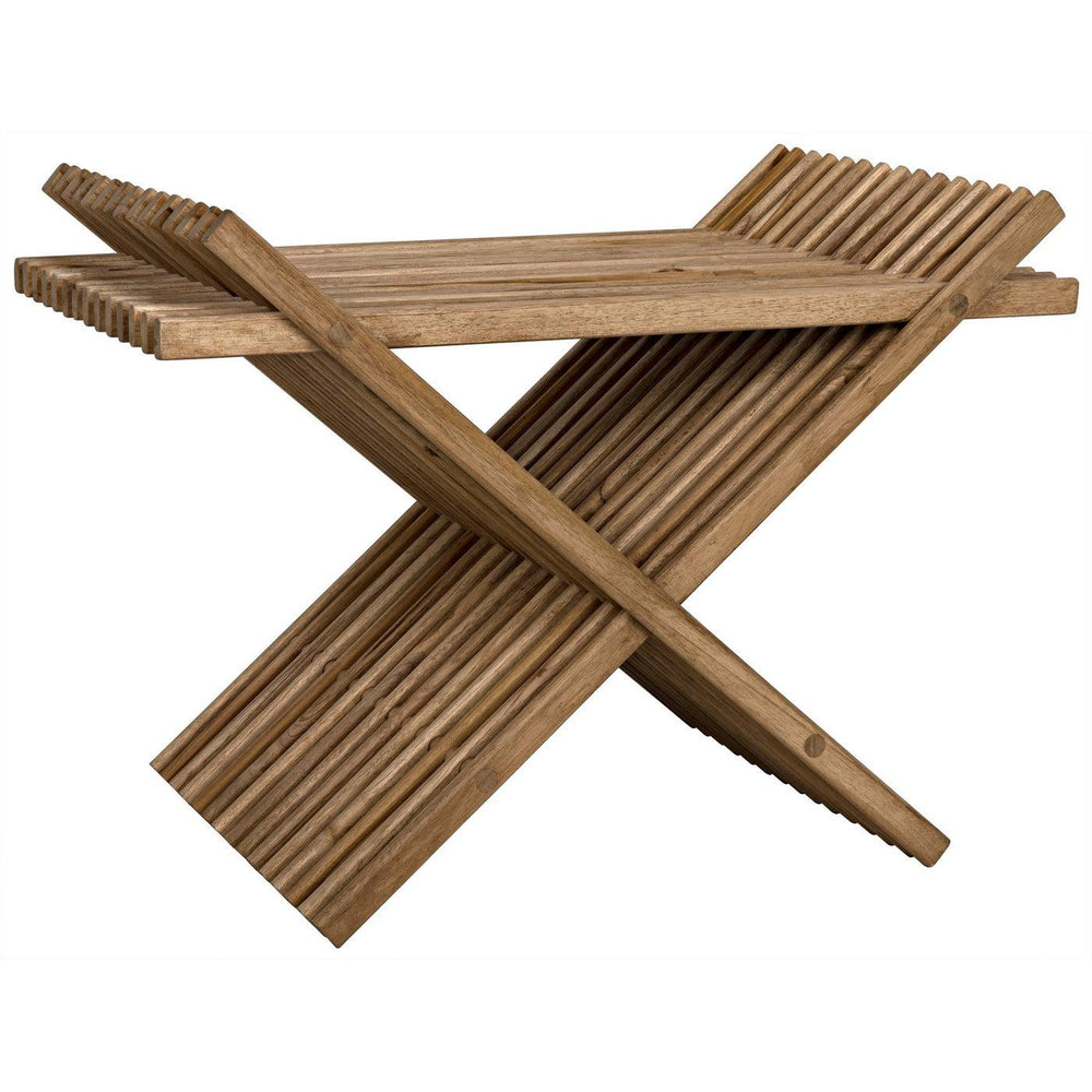 Dede Stool, Teak-Noir Furniture-Blue Hand Home