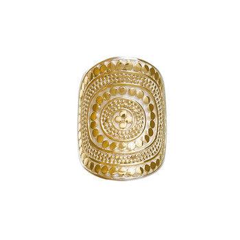 Anna Beck Beaded Saddle Ring - Gold-Anna Beck Jewelry-Blue Hand Home