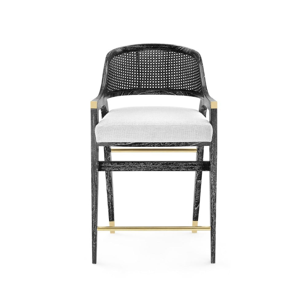 Villa & House - Edward Counter Stool, Black-Bungalow 5-Blue Hand Home