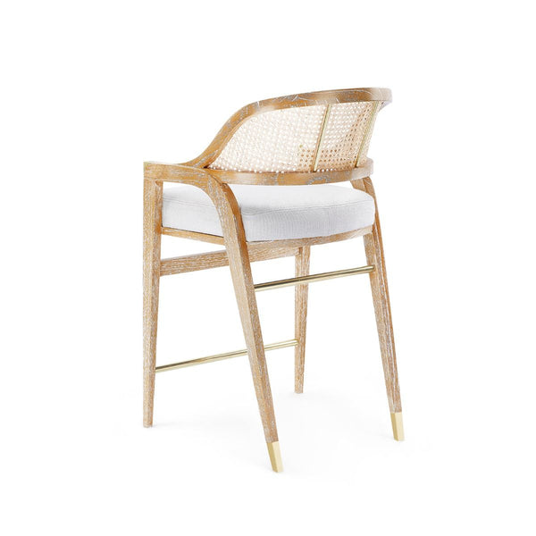 Villa & House - Edward Counter Stool, Natural-Bungalow 5-Blue Hand Home