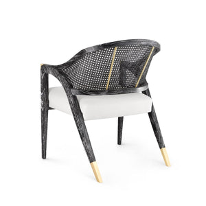 Villa & House - Edward Lounge Chair, Black-Bungalow 5-Blue Hand Home