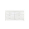 Villa & House - Elina Extra Large 6-drawer, White-Bungalow 5-Blue Hand Home