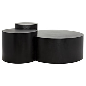Noir Furniture Ella Coffee Table, Black Metal Finish-Noir Furniture-Blue Hand Home