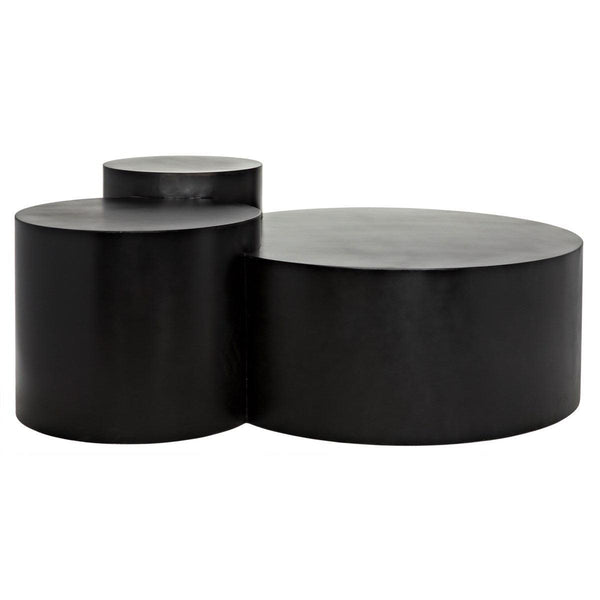 Noir Furniture Ella Coffee Table, Black Metal Finish-Noir Furniture-Blue Hand Home