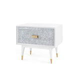 Villa & House - Elisa 1-drawer Side Table, Gray-Bungalow 5-Blue Hand Home