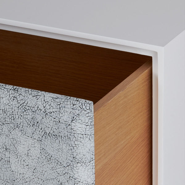 Villa & House - Elisa 1-drawer Side Table, Gray-Bungalow 5-Blue Hand Home