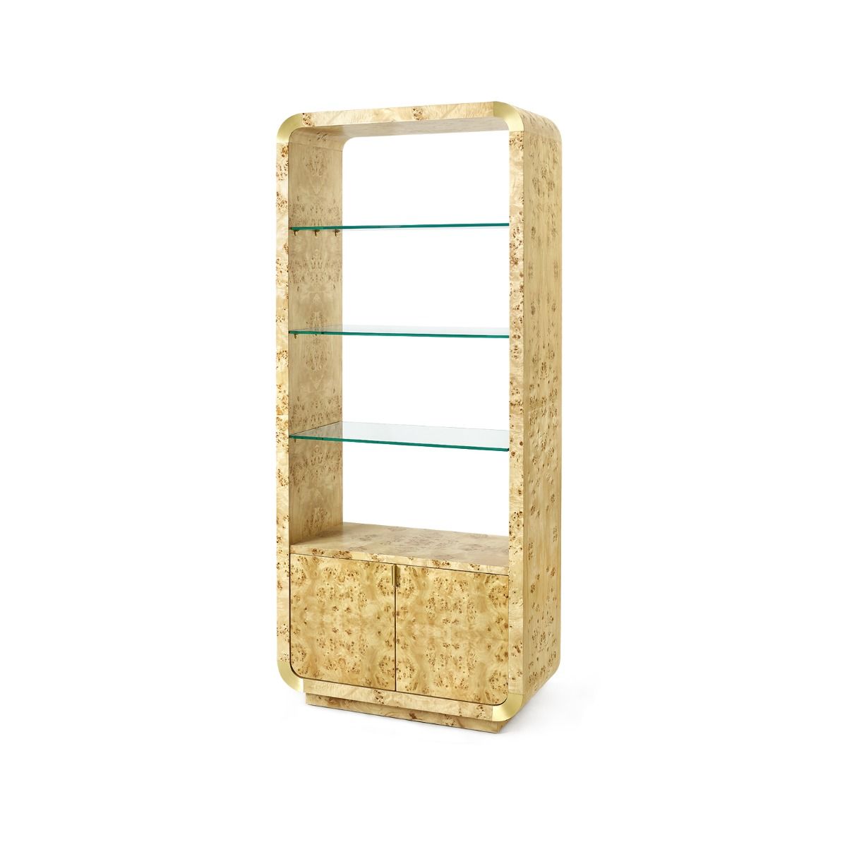 Villa & House - Emil Etagere, Burl-Bungalow 5-Blue Hand Home