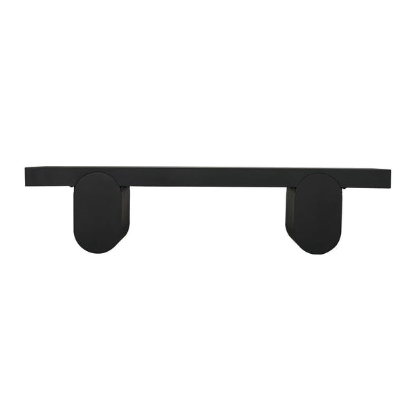 Noir Evora Coffee Table, Black Metal-Noir Furniture-Blue Hand Home