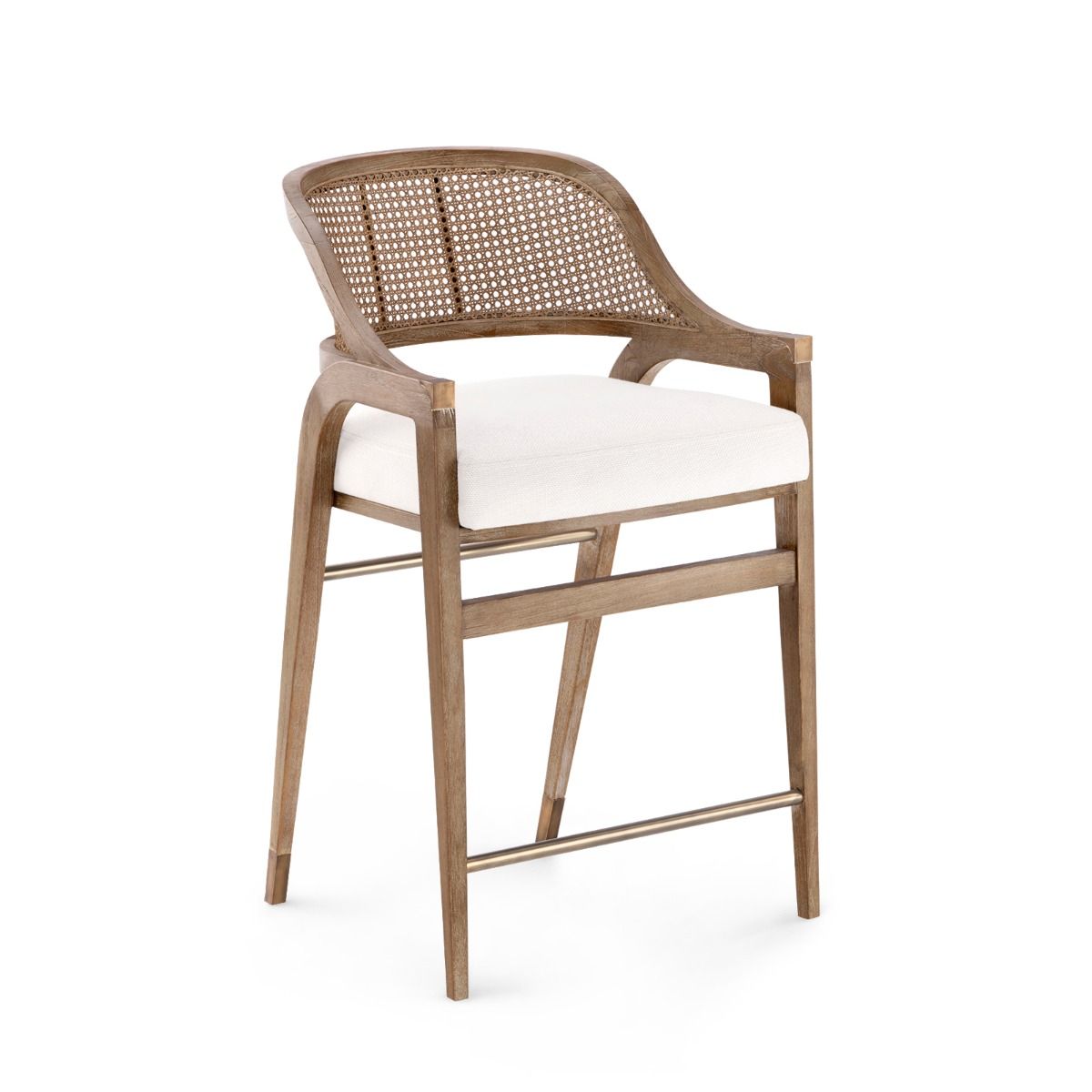 Villa & House - EDWARD COUNTER STOOL, DRIFTWOOD-Bungalow 5-Blue Hand Home