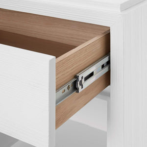 Villa & House - Fedor 2-Drawer Side Table In White-Bungalow 5-Blue Hand Home
