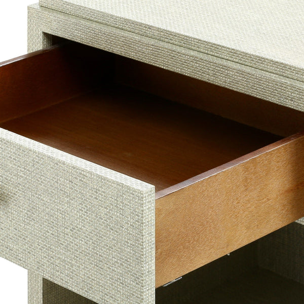 Villa & House - Fedor 2-Drawer Side Table, Moss Gray Tweed-Bungalow 5-Blue Hand Home